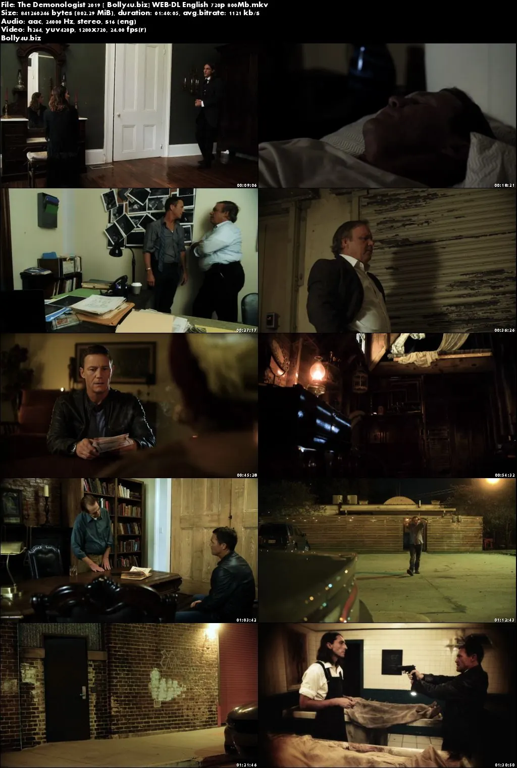 The Demonologist 2019 WEB-DL 300Mb English 480p Download