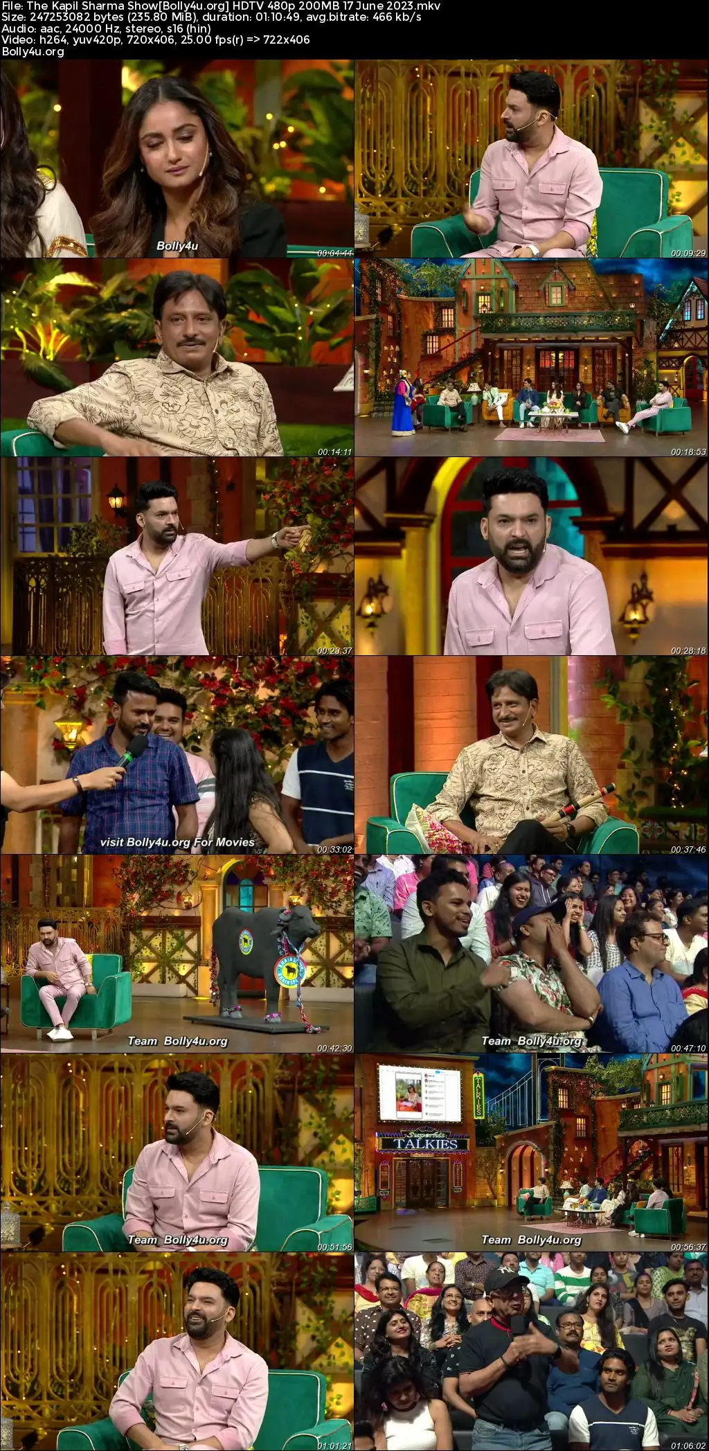 The Kapil Sharma Show HDTV 480p 250MB 17 June 2023 Download
