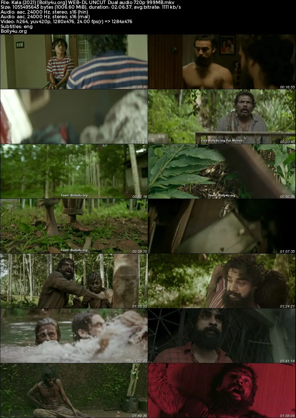 Kala 2021 WEB-DL UNCUT Hindi Dual Audio ORG Full Movie Download 1080p  720p  480p