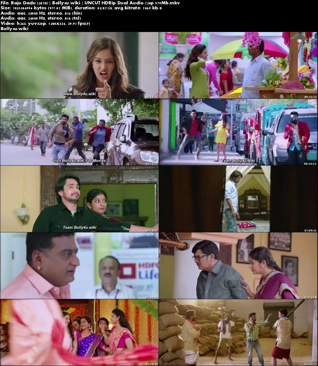 Raju Gadu 2018 HDRip 950Mb UNCUT Hindi Dual Audio 720p Download Raju Gadu 2018 HDRip 950Mb UNCUT Hindi Dual Audio 720p Download