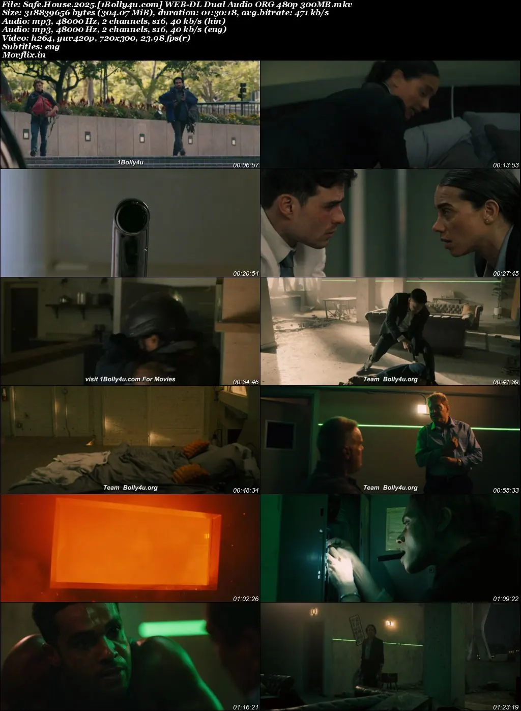Safe House 2025 WEB-DL Hindi Dual Audio ORG Full Movie Download 1080p  720p  480p