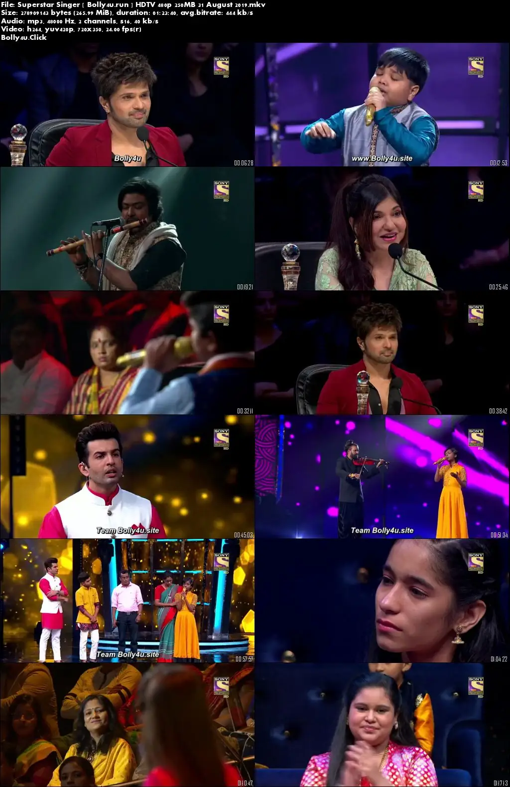 Superstar Singer HDTV 480p 250MB 31 August 2019 Download Superstar Singer HDTV 480p 250MB 31 August 2019 Download