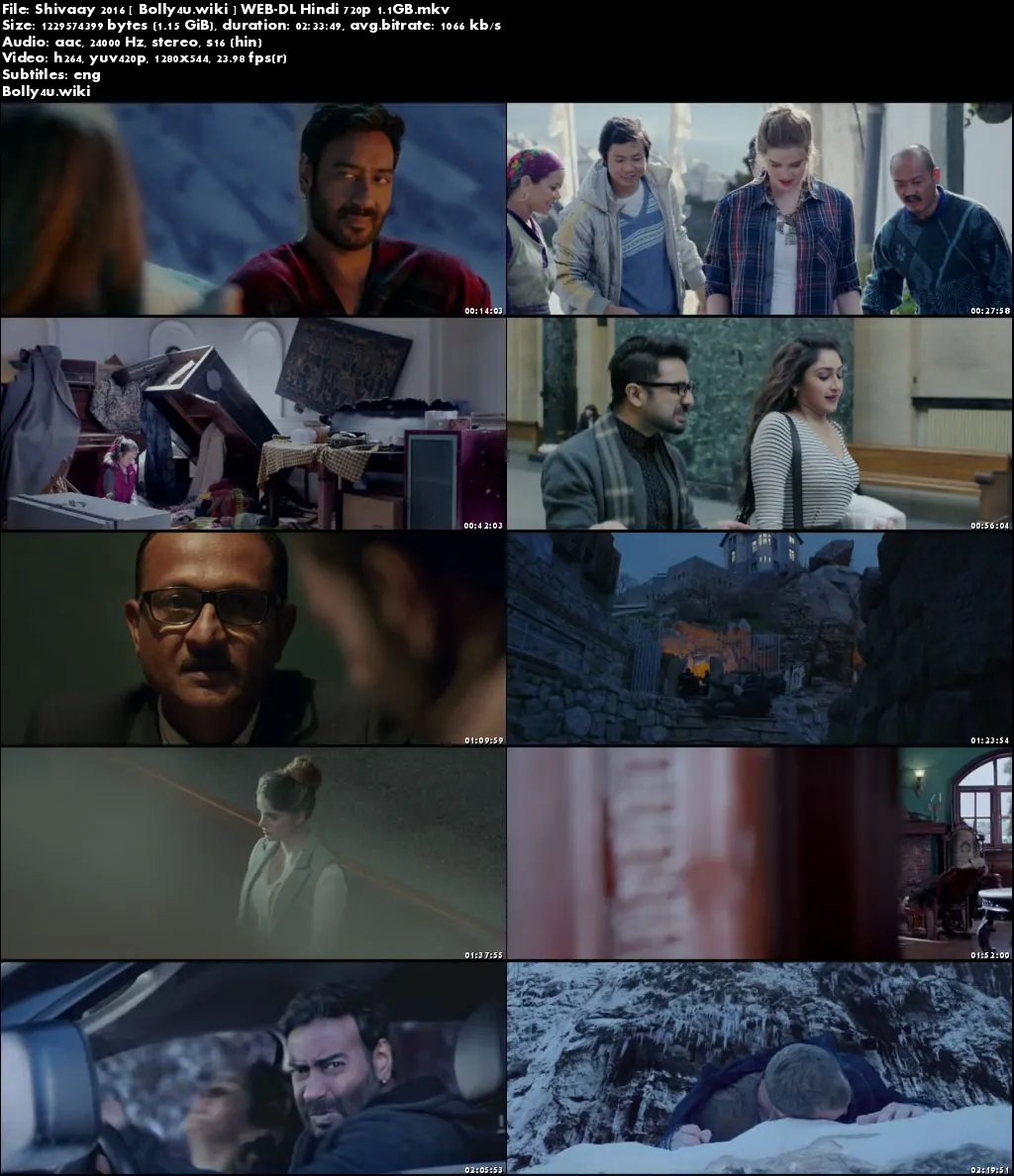 Shivaay 2016 WEB-DL 450MB Full Hindi Movie Download 480p
