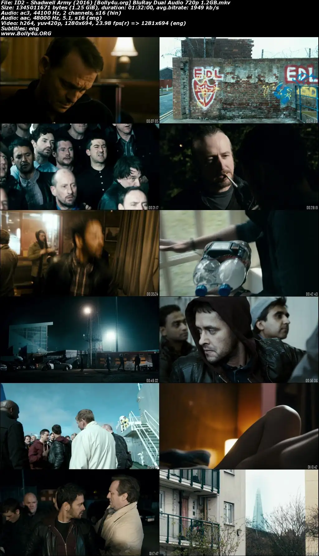 ID2 Shadwell Army 2016 BluRay Hindi Dual Audio Full Movie Download