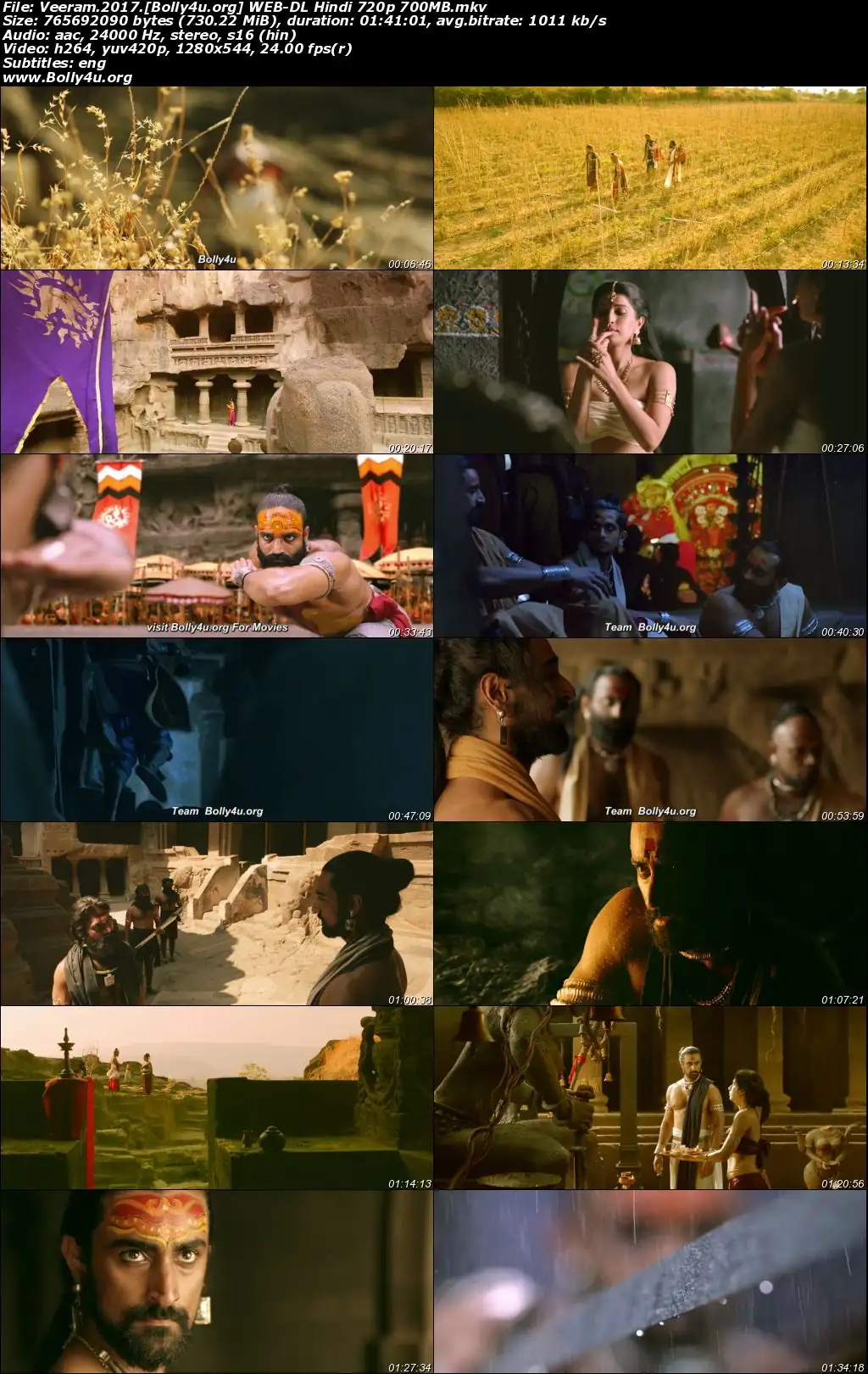 Veeram 2017 WEB-DL Hindi Full Movie Download 1080p  720p  480p