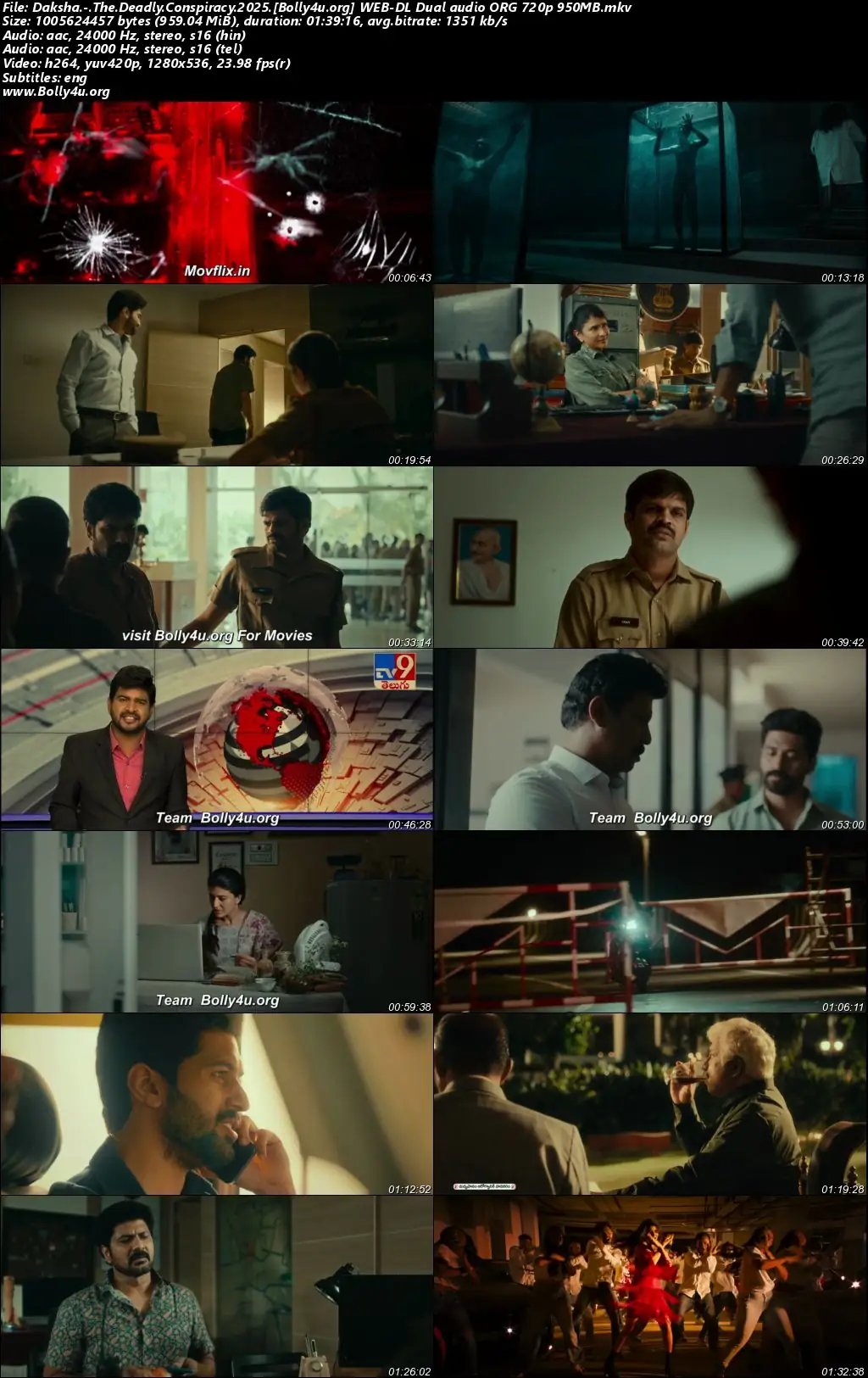 Daksha The Deadly Conspiracy 2025 WEB-DL UNCUT Hindi Dual Audio ORG Full Movie Download 1080p  720p  480p