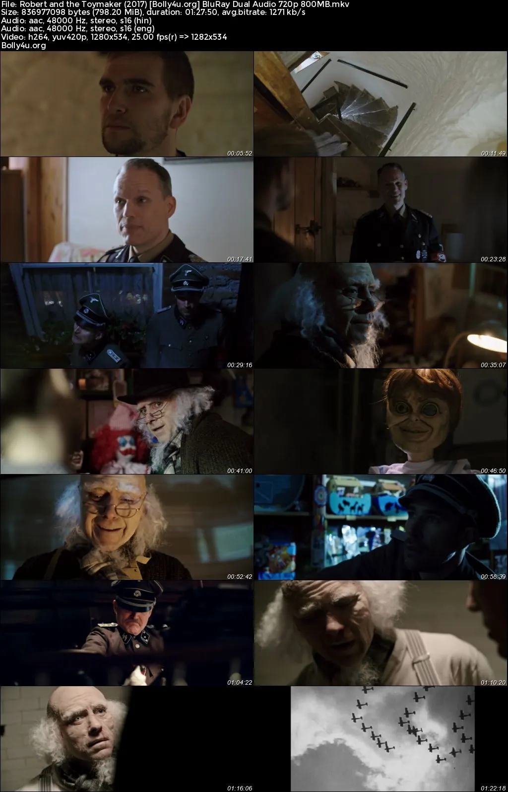 Robert And The Toymaker 2017 BluRay Hindi Dual Audio Full Movie Download 720p  480p