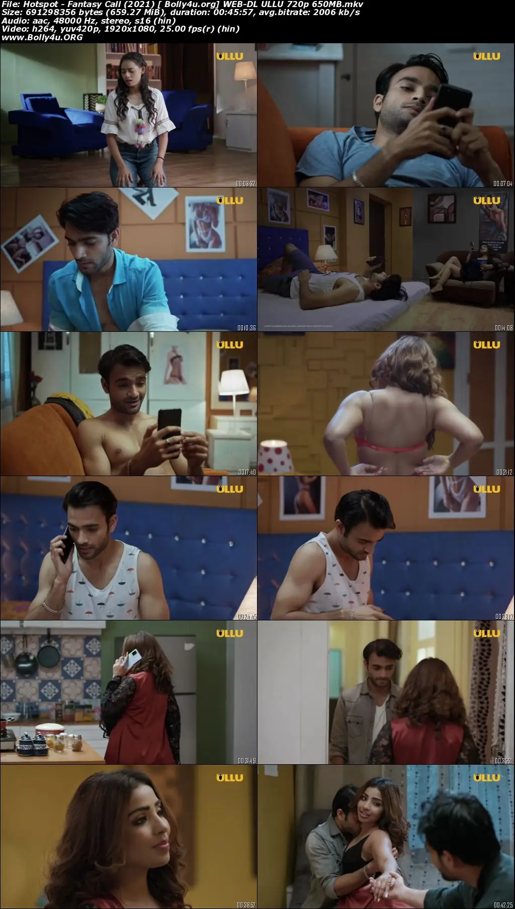 Hotspot Fantasy Call 2021 WEB-DL 650Mb Hindi ULLU 720p Download