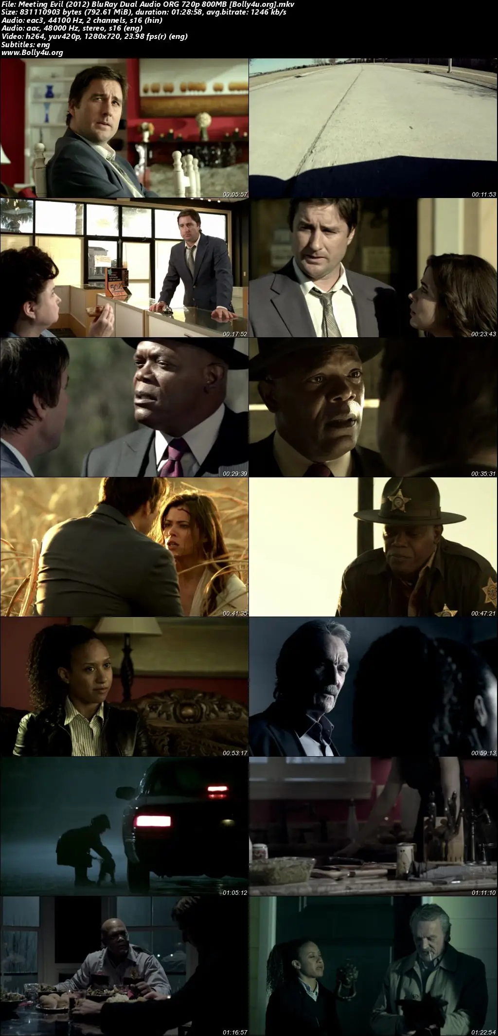 Meeting Evil 2012 BluRay Hindi Dual Audio ORG Full Movie Download 720p  480p