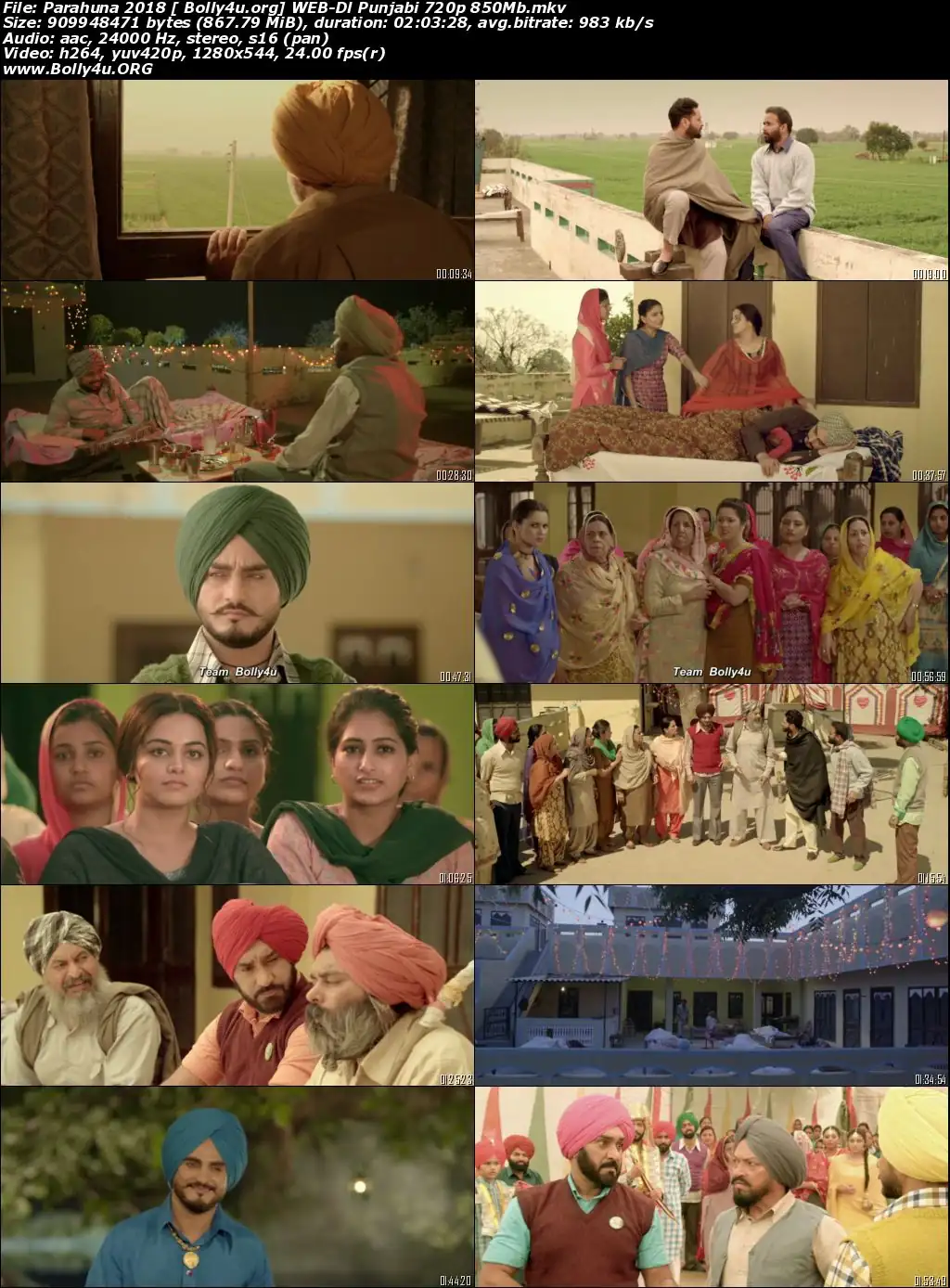 Parahuna 2018 WEB-DL 850Mb Punjabi Movie Download 720p Parahuna 2018 WEB-DL 850Mb Punjabi Movie Download 720p