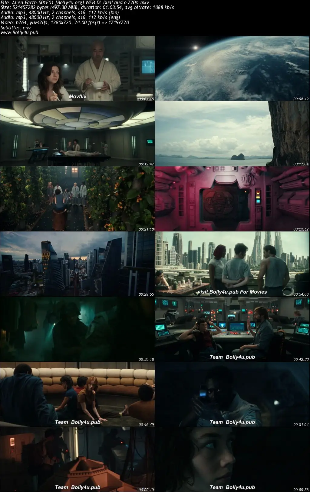 Alien Earth 2025 WEB-DL Hindi Dual Audio ORG S01 Complete Download 720p  480p