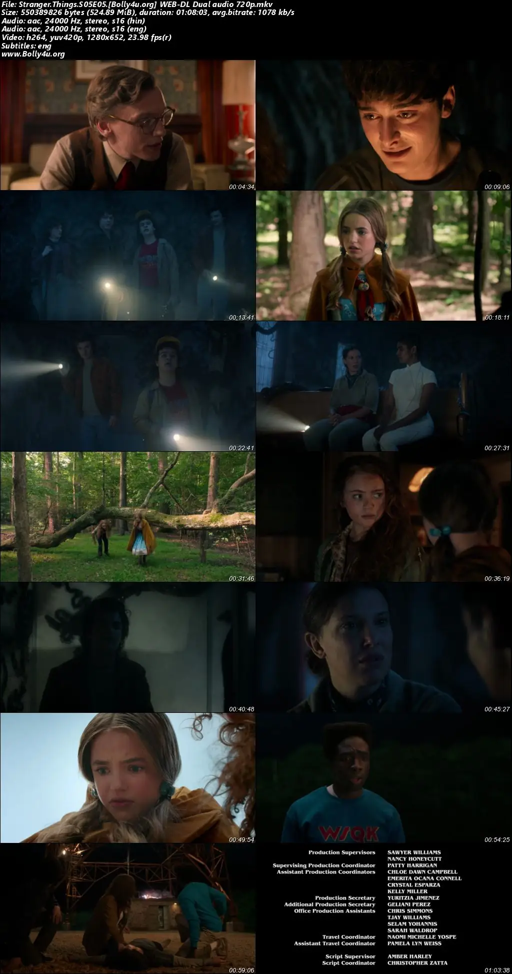 Stranger Things 2025 WEB-DL Hindi Dual Audio ORG S05 Part 02 Complete Download 720p  480p
