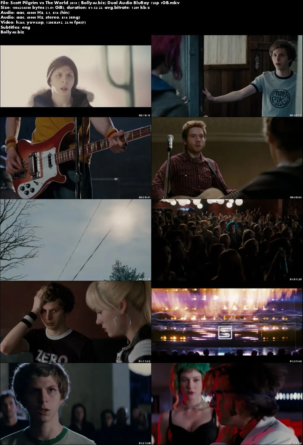 Scott Pilgrim vs The World 2010 BRRip 1GB Hindi Dual Audio 720p Download Scott Pilgrim vs The World 2010 BRRip 1GB Hindi Dual Audio 720p Download