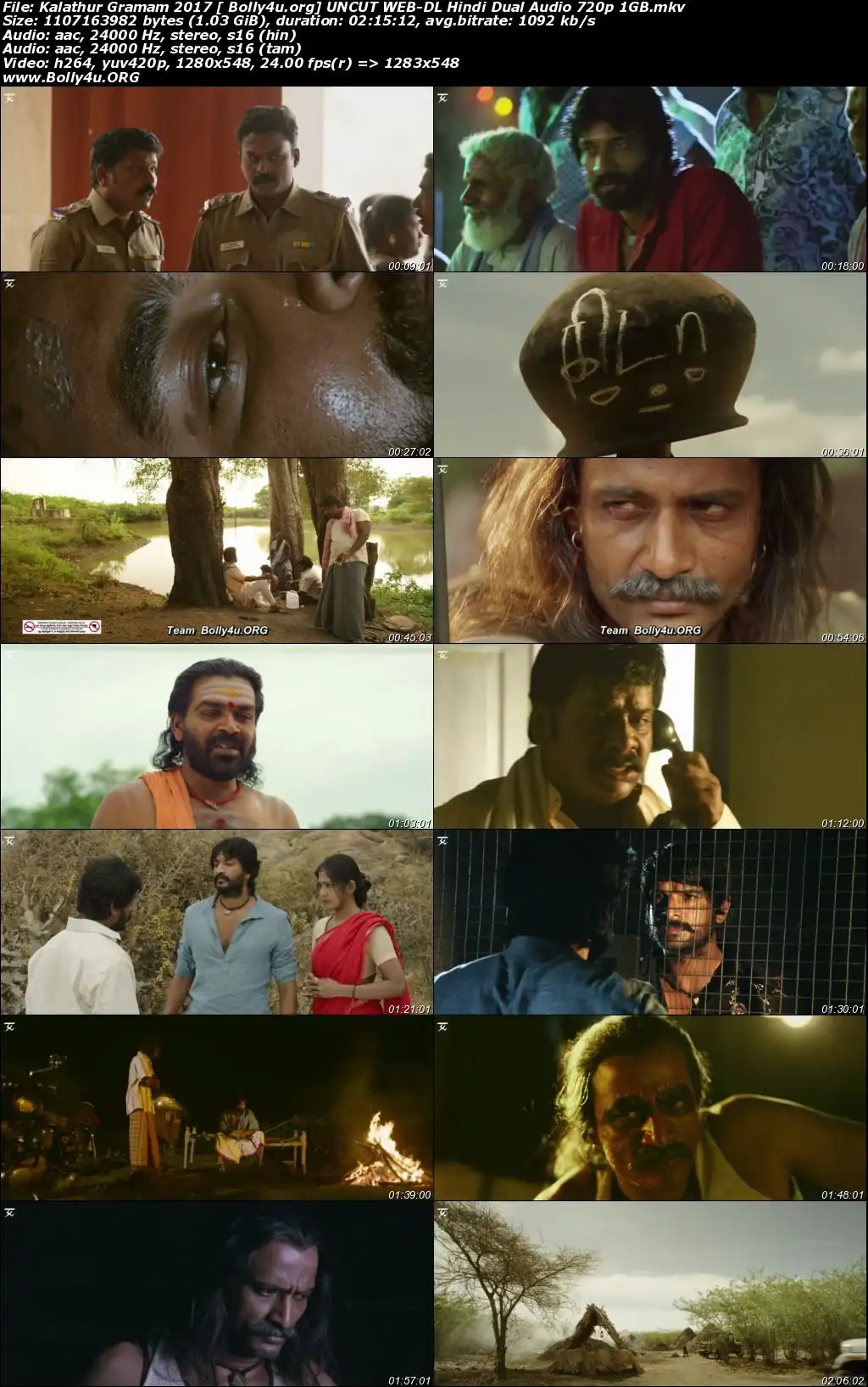 Kalathur Gramam 2017 WEB-DL 450MB UNCUT Hindi Dual Audio 480p Download