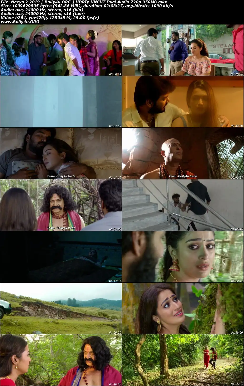 Neeya 2 2019 HDRip 950MB UNCUT Hindi Dual Audio 720p Download