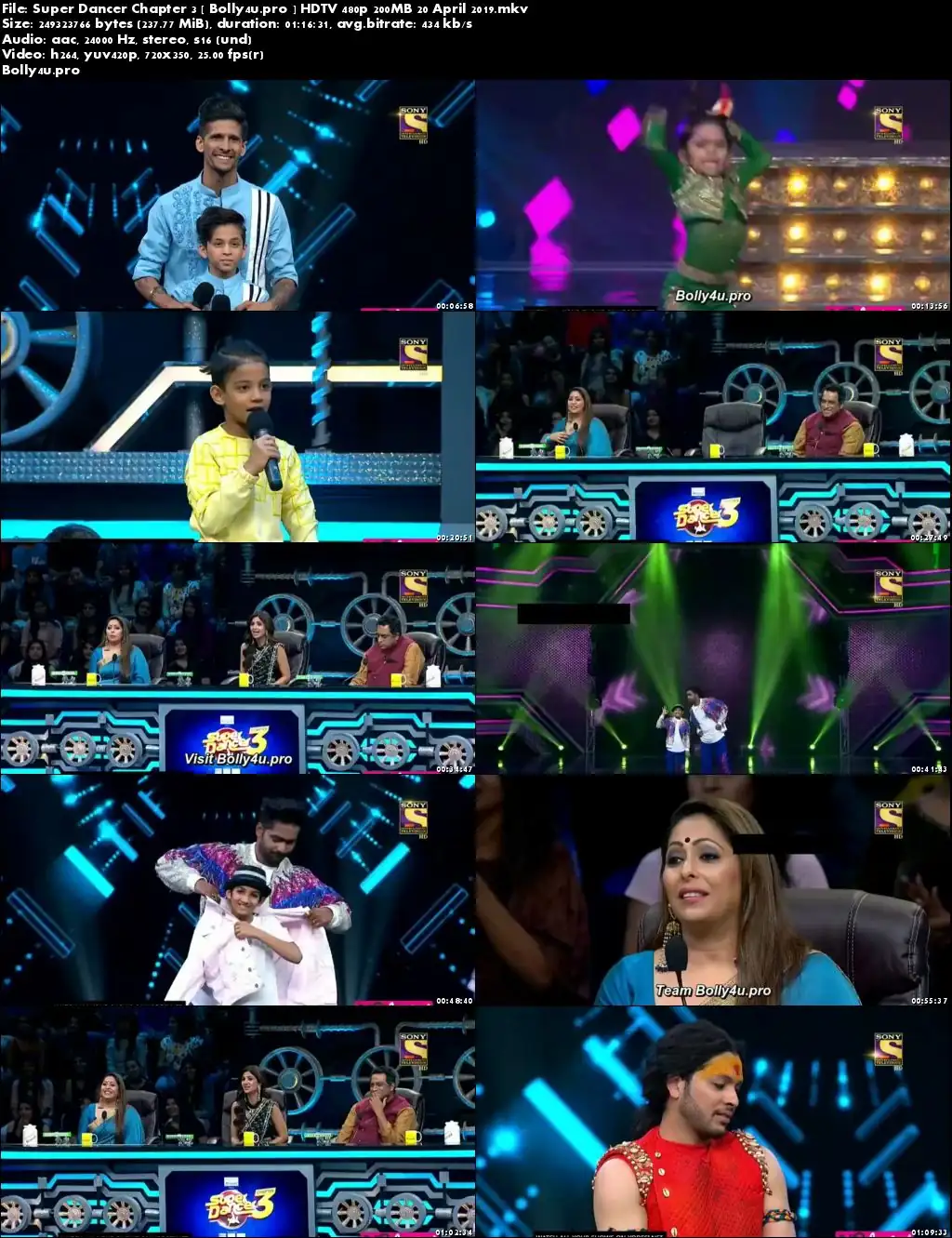 Super Dancer Chapter 3 HDTV 480p 200MB 20 April 2019 Download Super Dancer Chapter 3 HDTV 480p 200MB 20 April 2019 Download