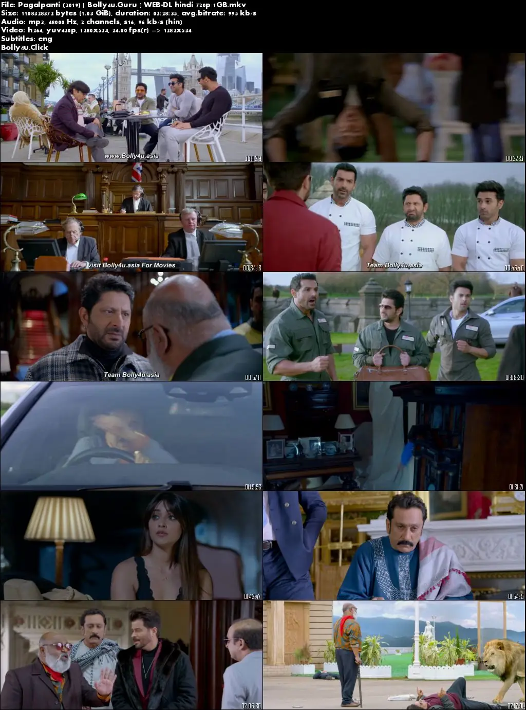 Pagalpanti 2019 WEB-DL 400Mb Full Hindi Movie Download 480p Pagalpanti 2019 WEB-DL 400Mb Full Hindi Movie Download 480p