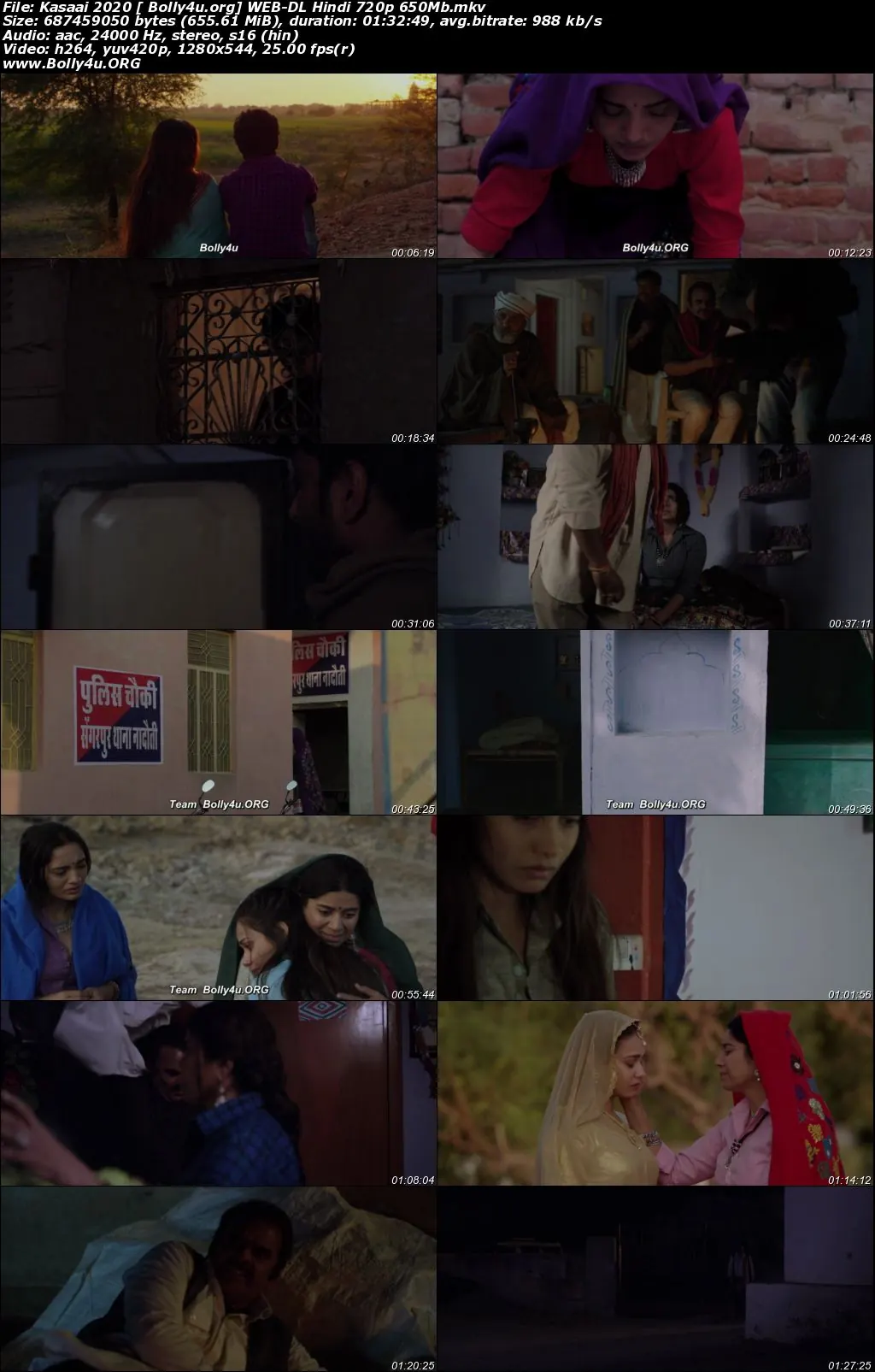 Kasaai 2020 WEB-DL 300MB Hindi Movie Download 480p