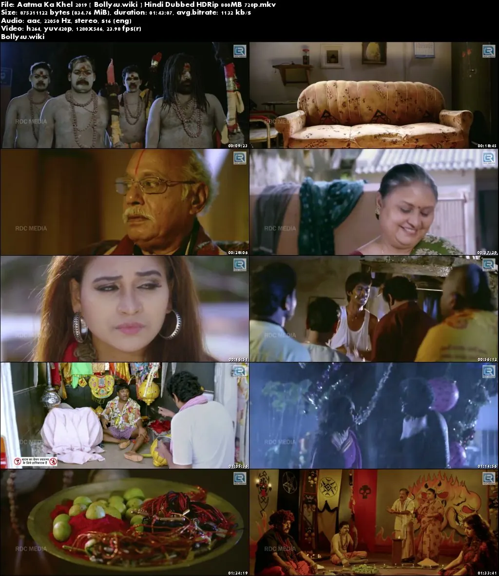 Aatma Ka Khel 2019 HDRip 300MB Hindi Dubbed 480p Download