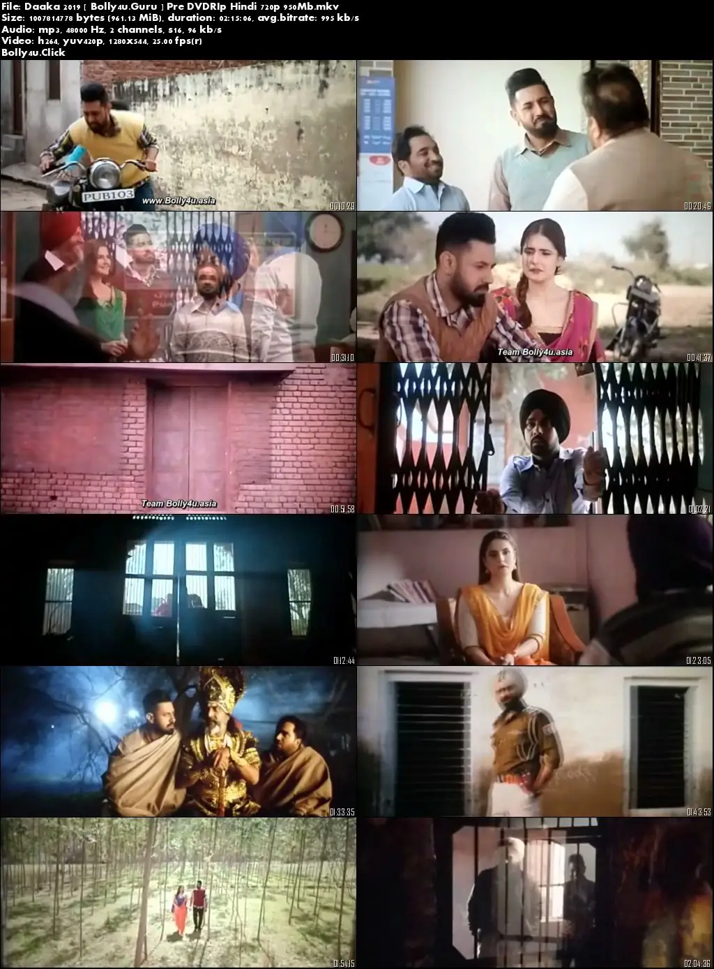 Daaka 2019 Pre DVDRip 400MB Punjabi 480p Download