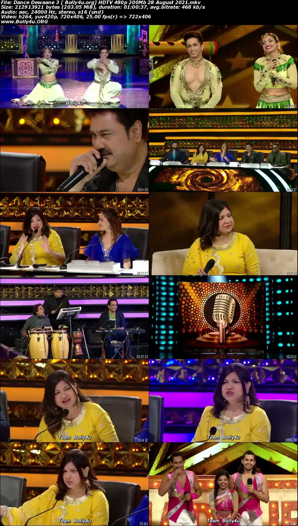 Dance Dewaane 3 HDTV 480p 200Mb 28 August 2021 Download