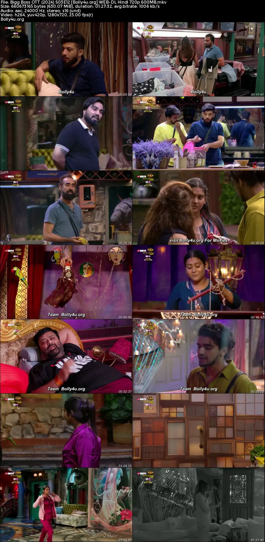 Bigg Boss OTT 2024 WEB-DL Hindi S03E12 720p 480p Download