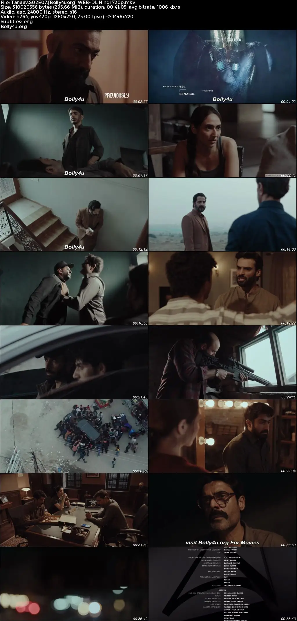 Tanaav 2024 WEB-DL Hindi S02 Part 02 Complete Download 720p  480p