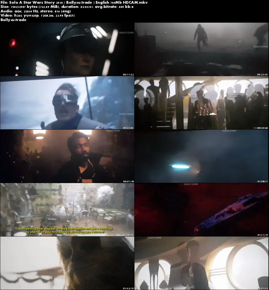 Solo A Star Wars Story 2018 HDCAM 700MB English x264 Download Solo A Star Wars Story 2018 HDCAM 700MB English x264 Download