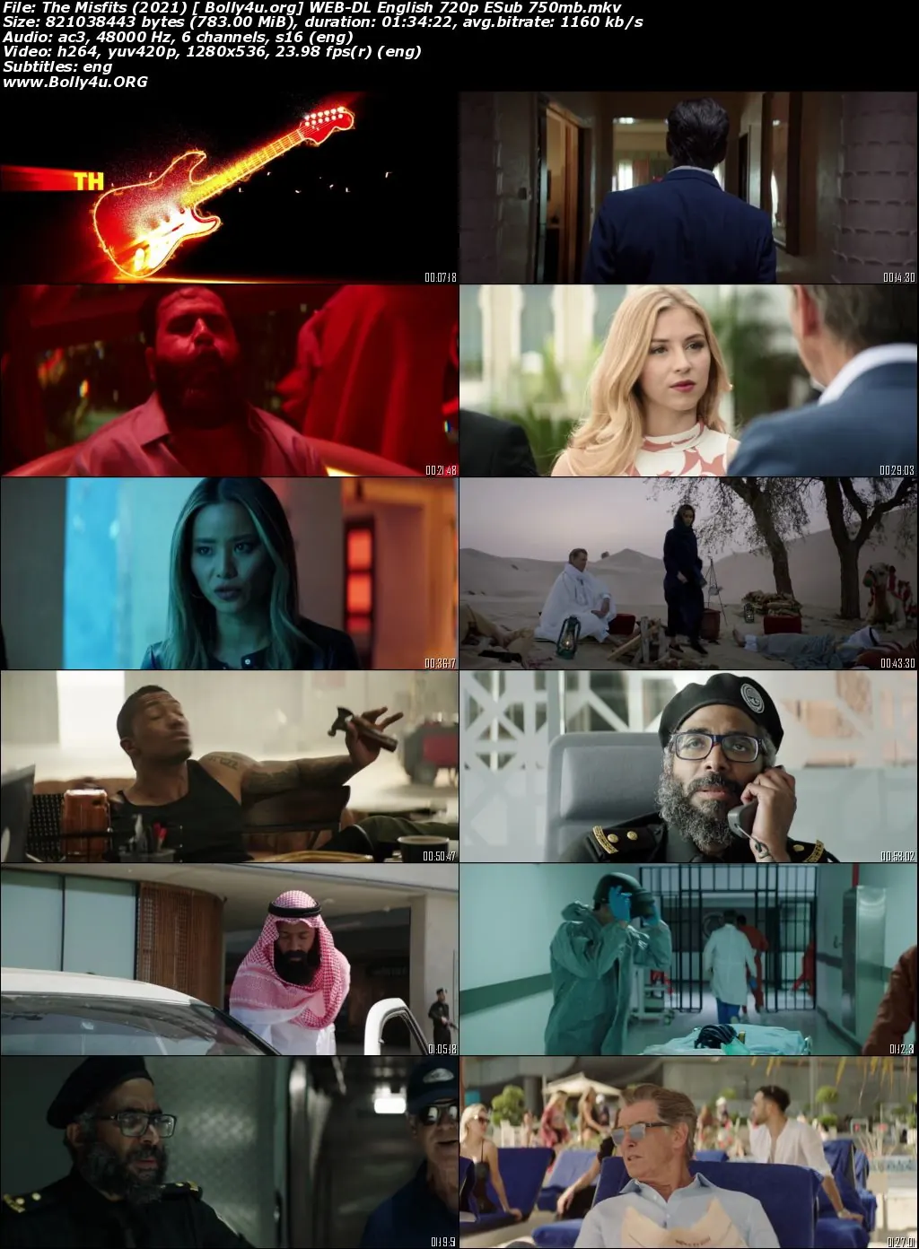 The Misfits 2021 WEB-DL 750Mb English 720p ESubs Download