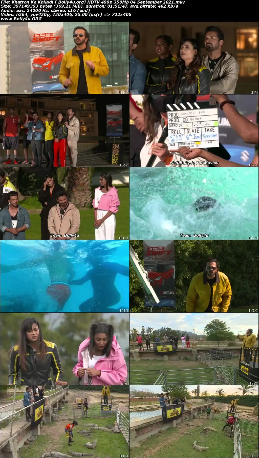 Khatron Ke Khiladi HDTV 480p 350Mb 04 September 2021 Download