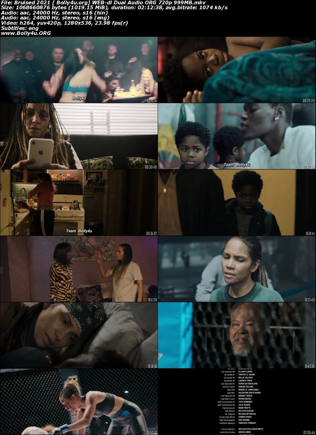 Bruised 2021 WEB-DL 400Mb Hindi Dual Audio ORG 480p Download