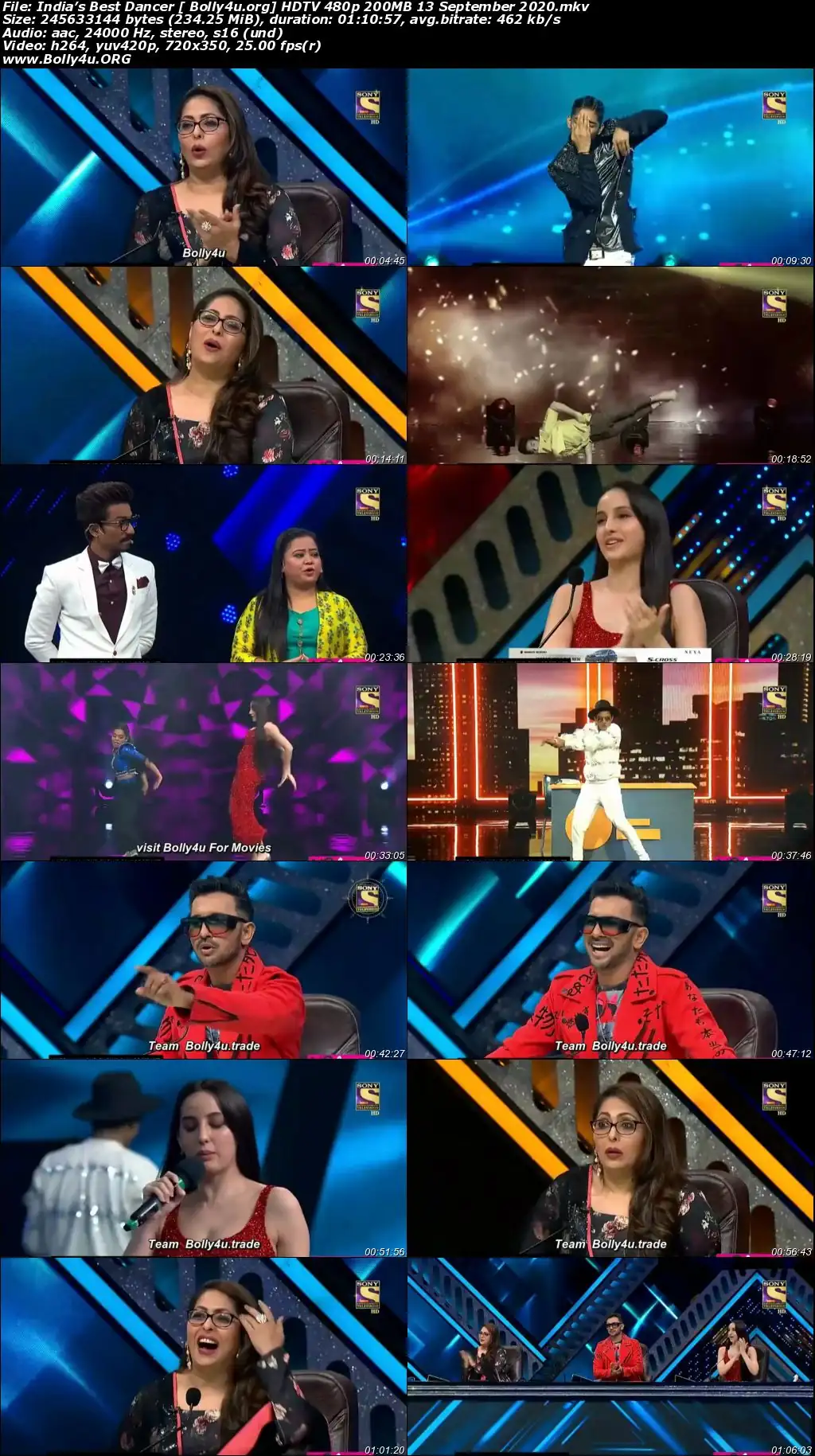 Indias Best Dancer HDTV 480p 200MB 13 September 2020 Download Indias Best Dancer HDTV 480p 200MB 13 September 2020 Download