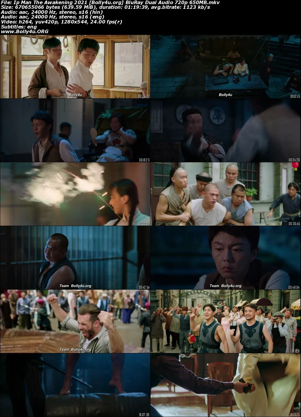 IP Man The Awakening 2021 BluRay Hindi Dual Audio Full Movie Download 1080p  720p  480p