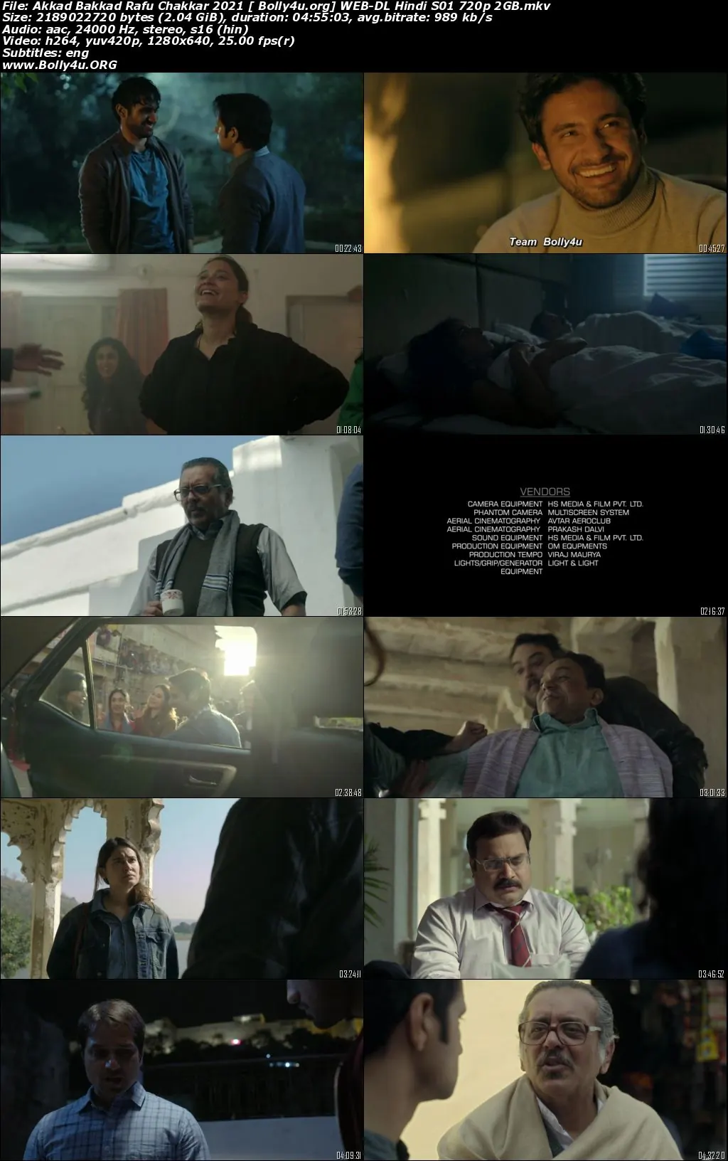 Akkad Bakkad Rafu Chakkar 2021 WEB-DL 2GB Hindi S01 Download 720p