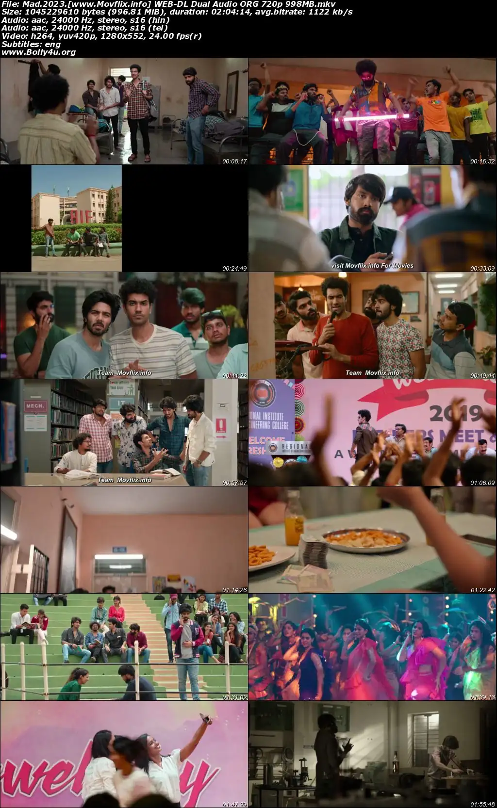 Mad 2023 WEB-DL UNCUT Hindi Dual Audio ORG Full Movie Download 1080p  720p  480p
