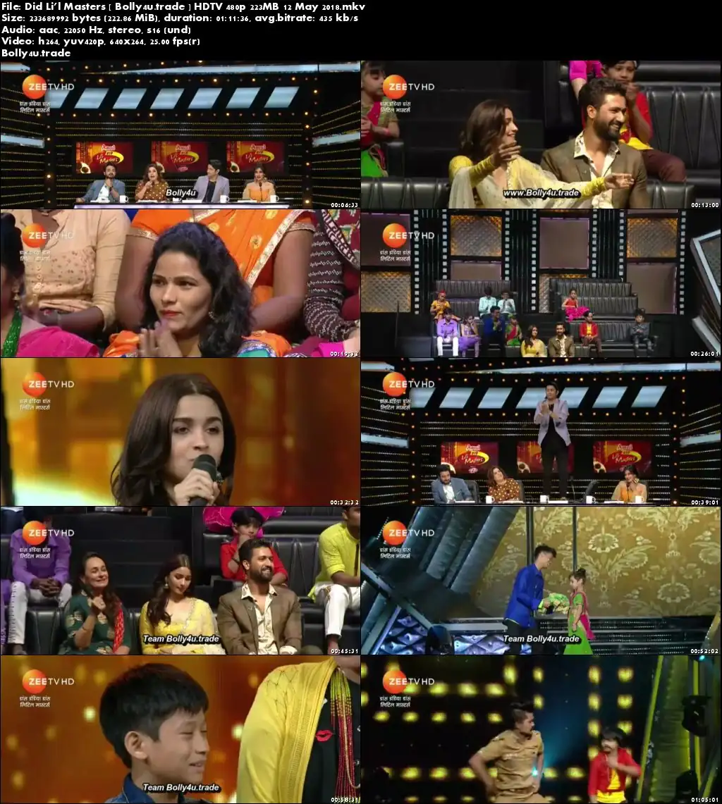 DID Lil Masters HDTV 480p 200MB 12 May 2018 Download