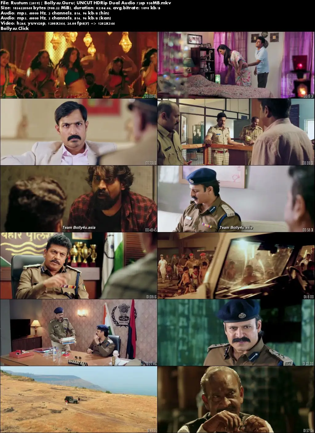 Rustum 2019 HDRip 950Mb UNCUT Hindi Dual Audio 720p Download