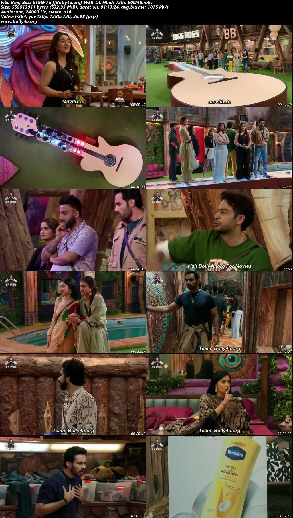 Bigg Boss 2025 WEB-DL Hindi S19EP75 Download 720p  480p