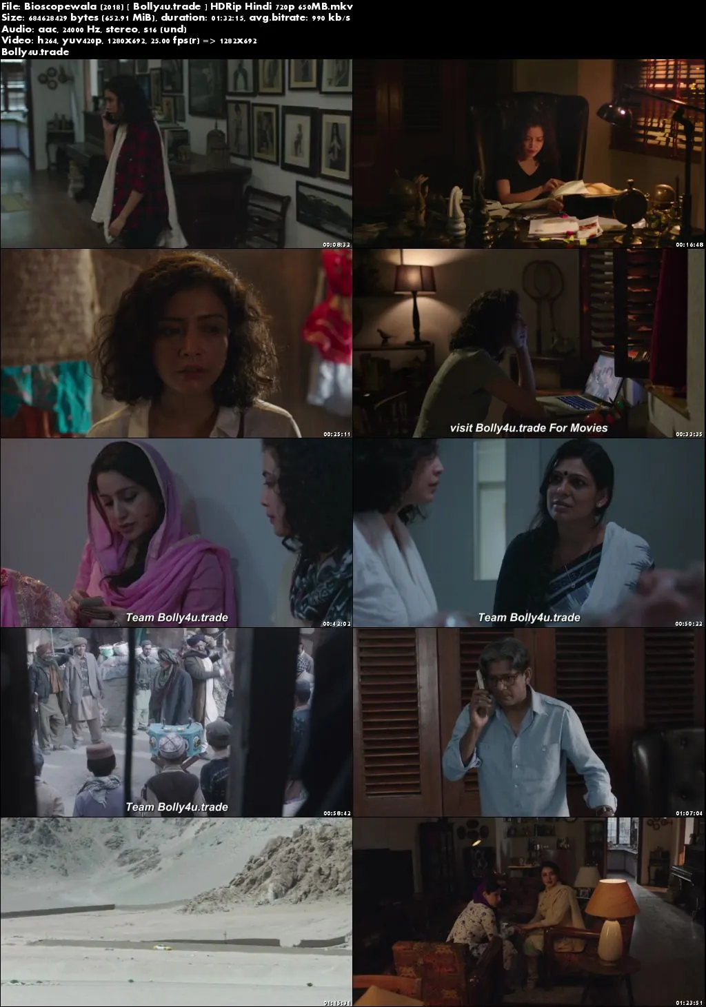 Bioscopewala 2018 HDRip 650Mb Full Hindi Movie Download 720p