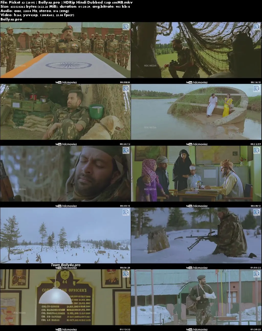 Picket 43 2019 HDRip 270Mb Hindi Dubbed 480p Download