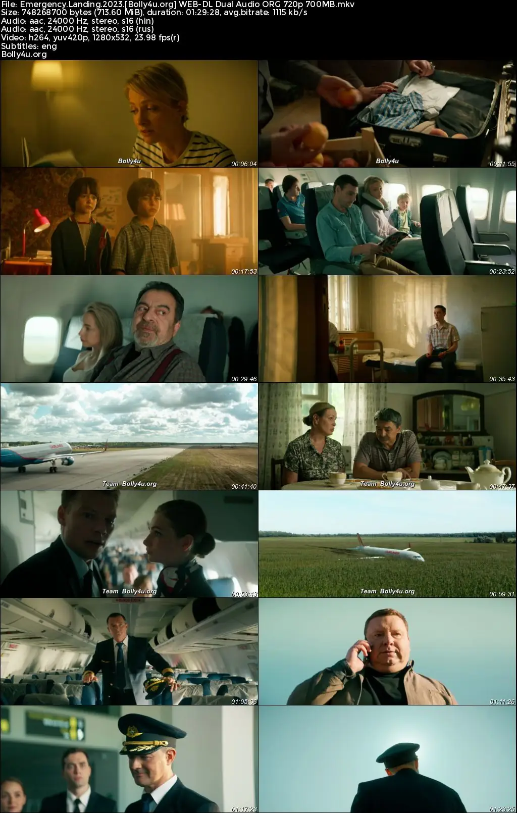 Emergency Landing 2023 WEB-DL Hindi Dual Audio ORG Full Movie Download 1080p  720p  480p