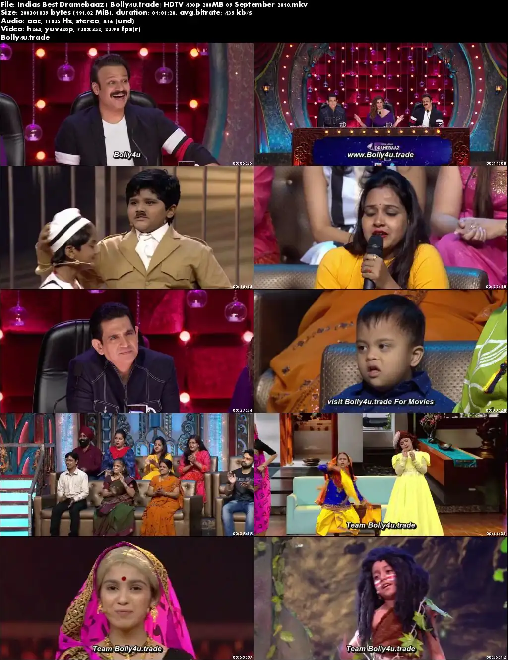 Indias Best Dramebaaz HDTV 480p 200MB 09 September 2018 Download Indias Best Dramebaaz HDTV 480p 200MB 09 September 2018 Download