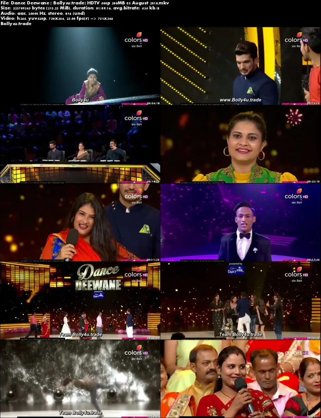 Dance Deewane HDTV 480p 200MB 05 August 2018 Download Dance Deewane HDTV 480p 200MB 05 August 2018 Download