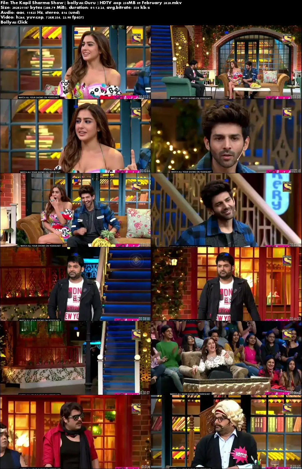 The Kapil Sharma Show HDTV 250MB 480p 09 February 2020 Download