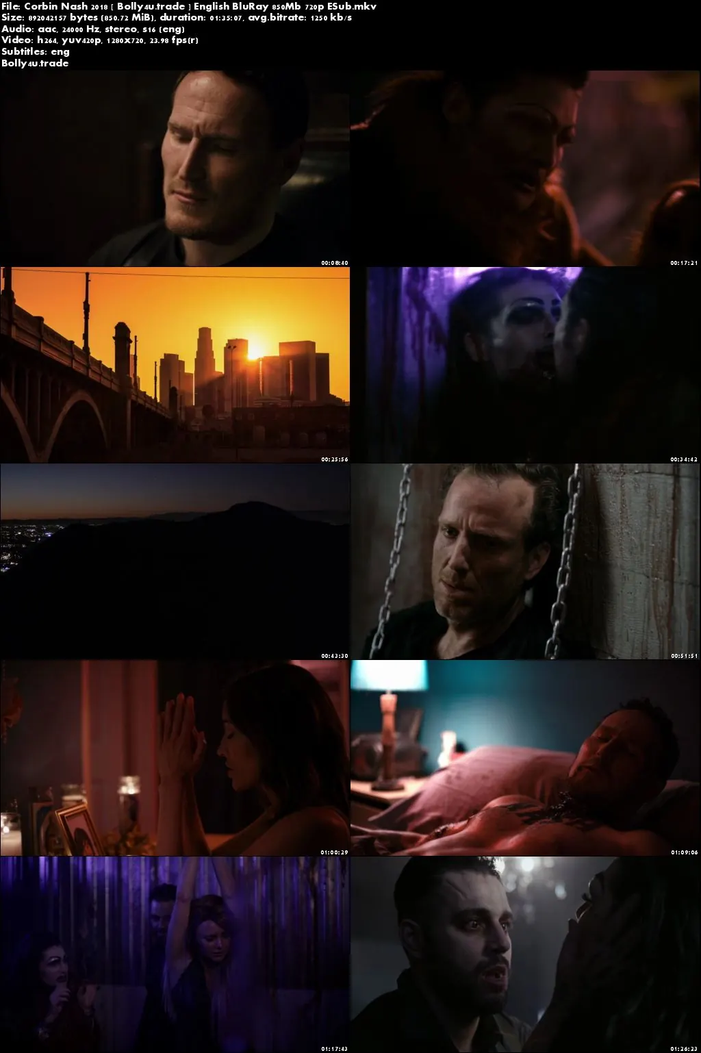 Corbin Nash 2018 BRRip 300MB English 480p ESub Download