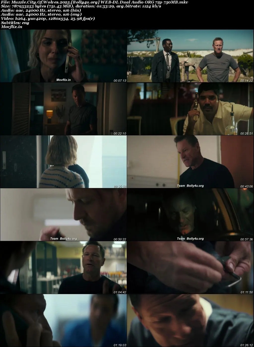 Muzzle City Of Wolves 2025 WEB-DL Hindi Dual Audio ORG Full Movie Download 1080p  720p  480p