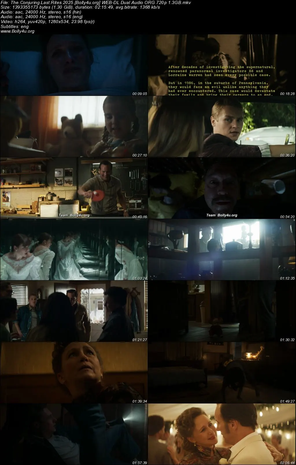 The Conjuring Last Rites 2025 WE-DL Hindi Dual Audio ORG Full Movie Download 1080p  720p  480p
