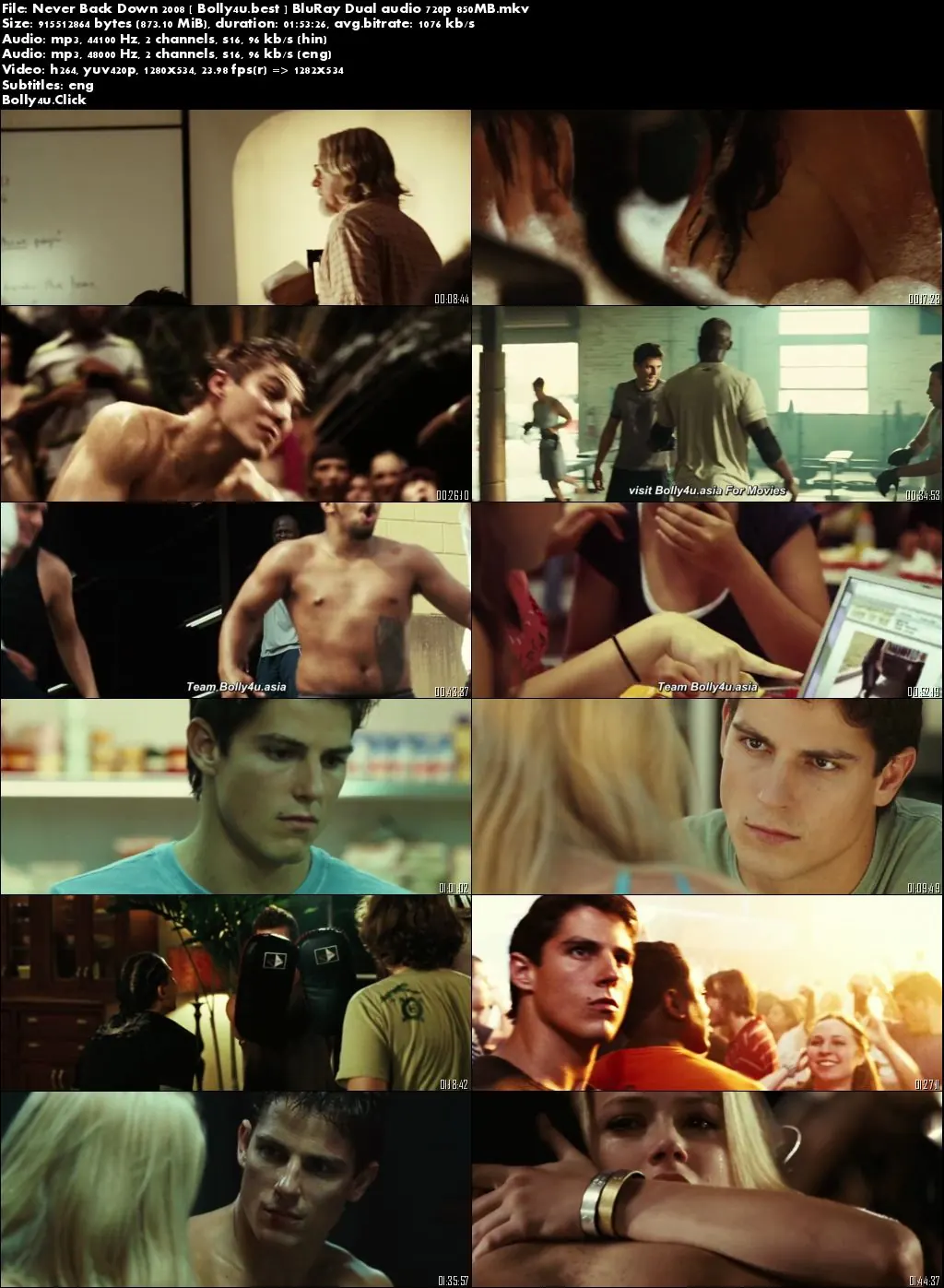 Never Back Down 2008 BluRay 850Mb Hindi Dual Audio 720p Download Never Back Down 2008 BluRay 850Mb Hindi Dual Audio 720p Download