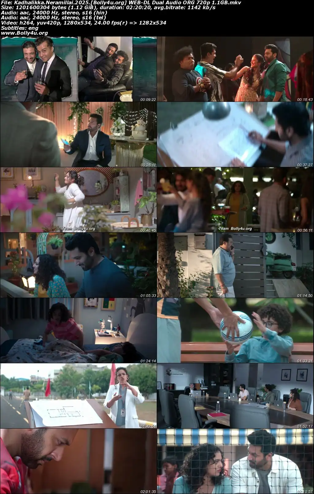 Kadhalikka Neramillai 2025 WEB-DL UNCUT Hindi Dual Audio ORG Full Movie Download 1080p  720p  480p