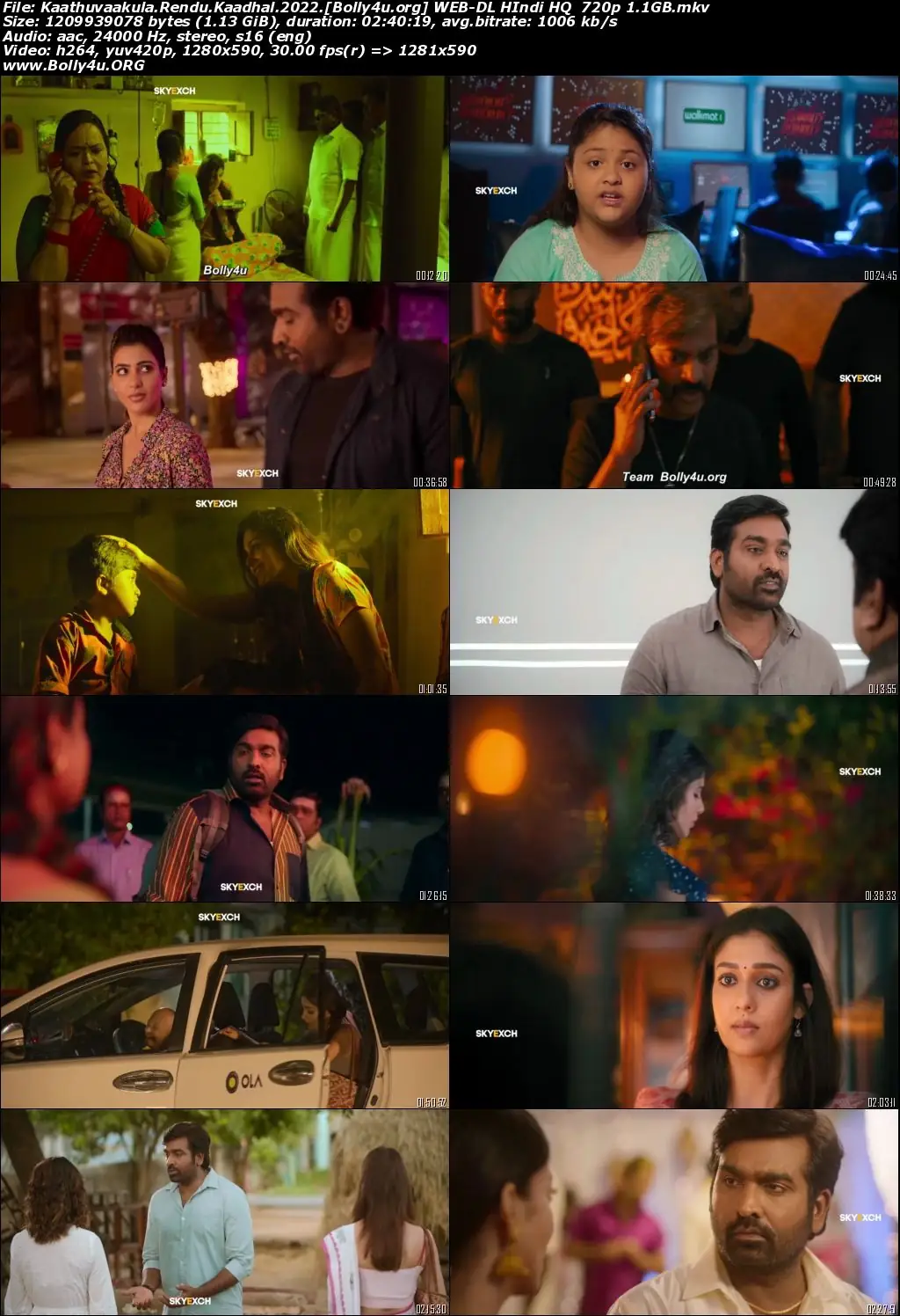 Kaathuvaakula Rendu Kaadhal 2022 WEB-DL HQ Hindi Dubbed Full Movie Download